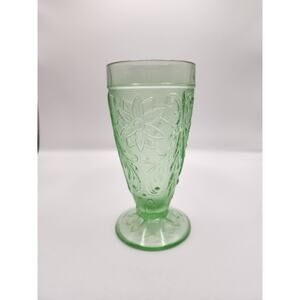 Indiana Tiara Glass Iced Tea Glasses Set of 3 in Chantilly Green